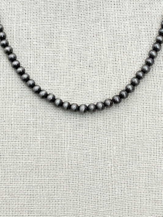 5mm Navajo Style Pearl Necklace