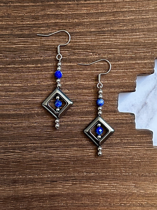 Black Canyon Sunlight Stainless Steel Western Pearl Earrings Red Saguaro Jewelry by Cimarron Red Saguaro Trading Post