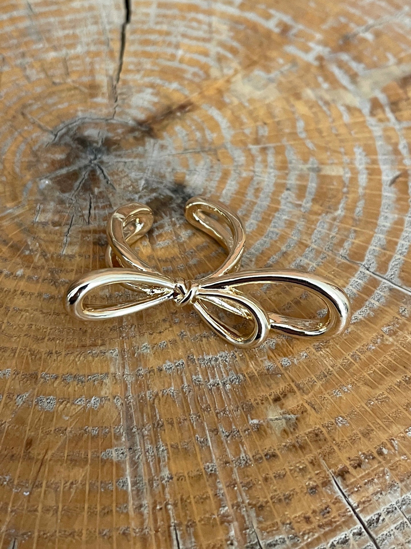Double Bow Ring - Gold