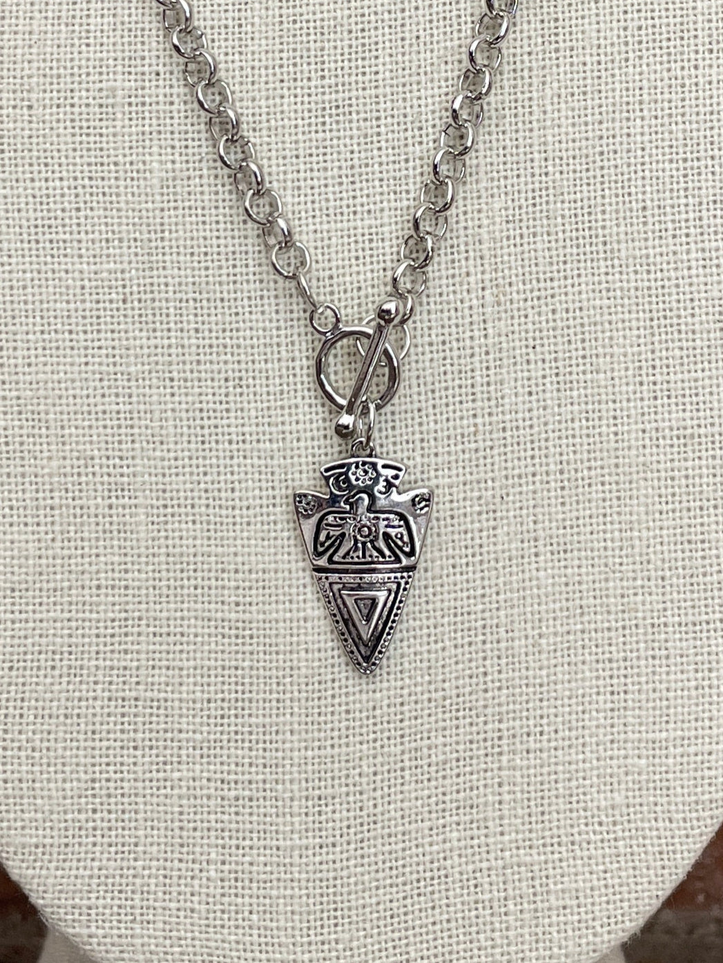 Thunderbird Arrowhead Necklace