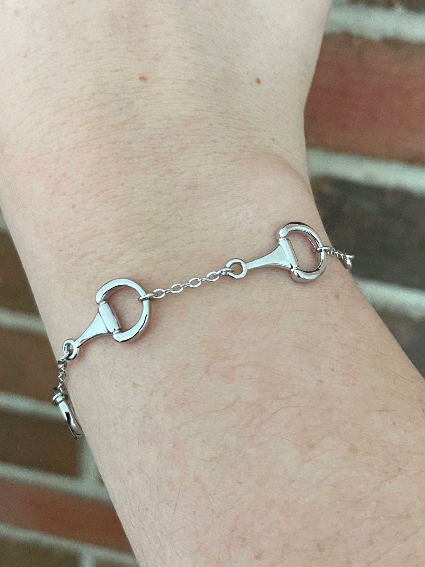 Spaced Half Snaffle Bit Bracelet