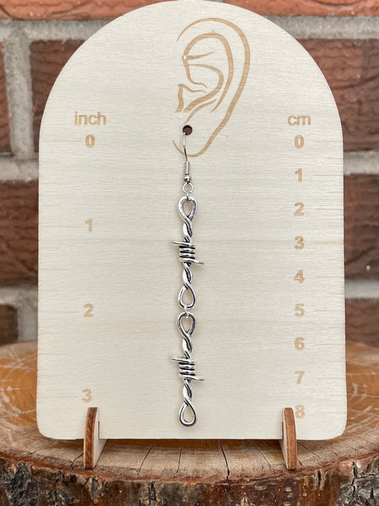 Barbed Wire Dangle Earrings