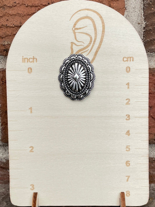 Old West Concho Earrings