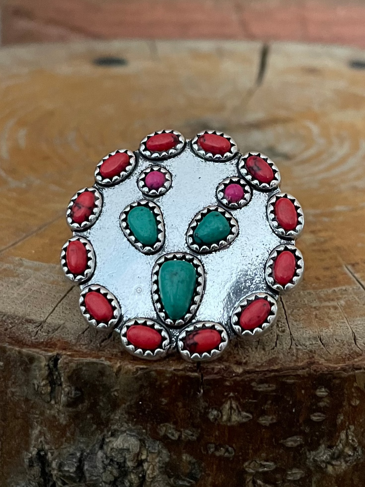 Prickly Pear Cactus Stretch Ring