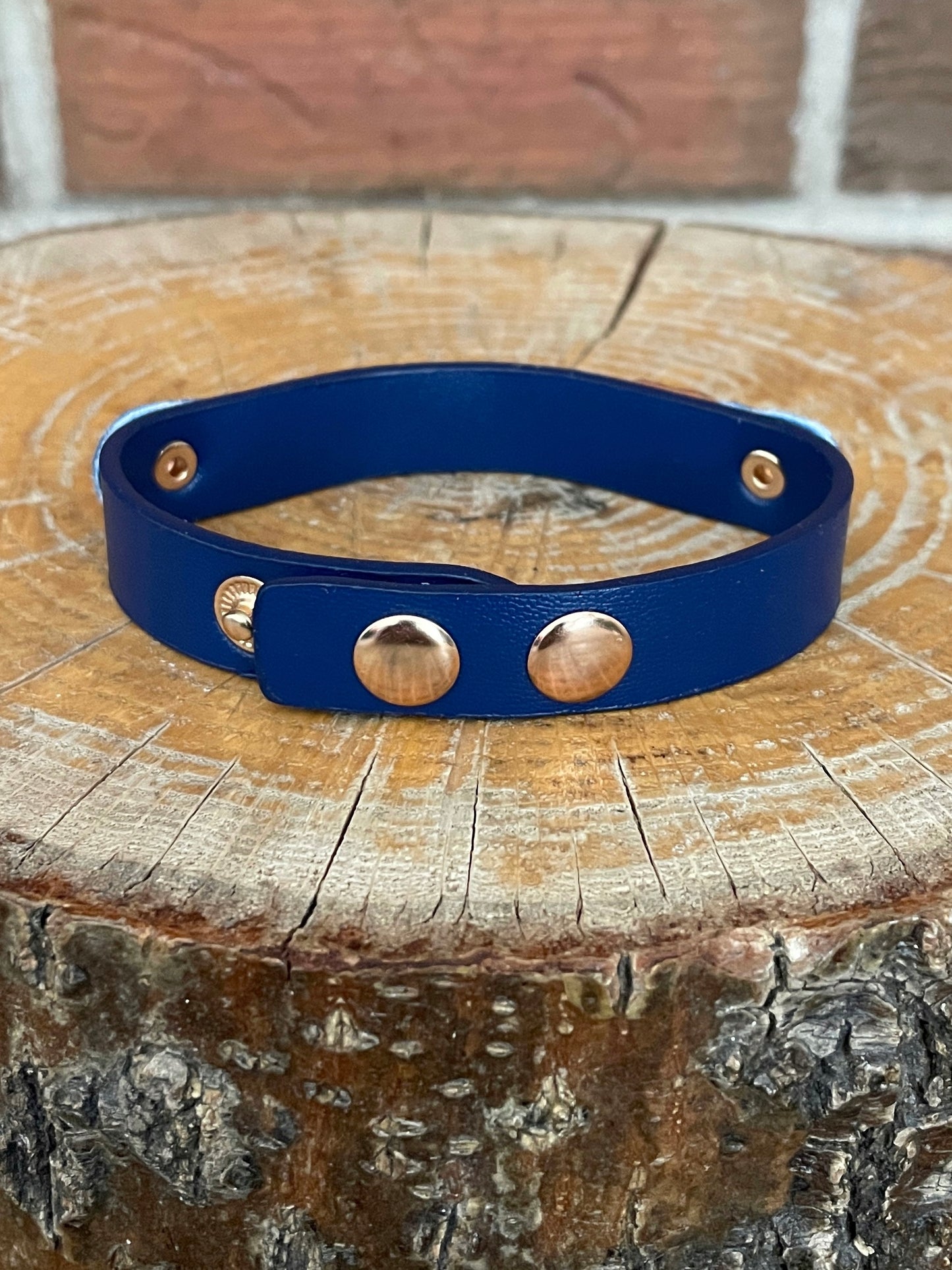 Snaffle Bit Bracelet - Midnight Blue