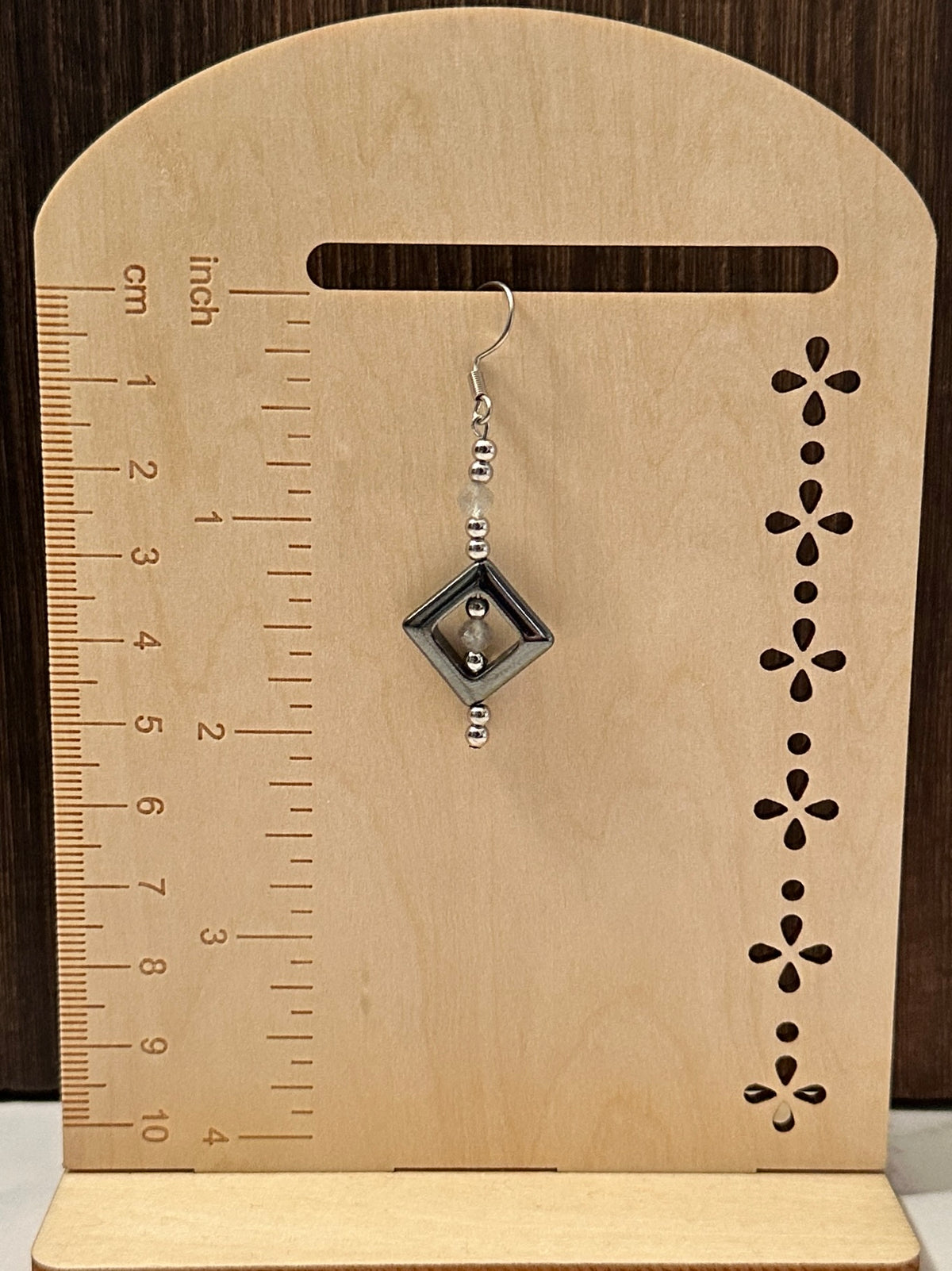 Black Canyon Moonlight Stainless Steel Western Pearl Earrings