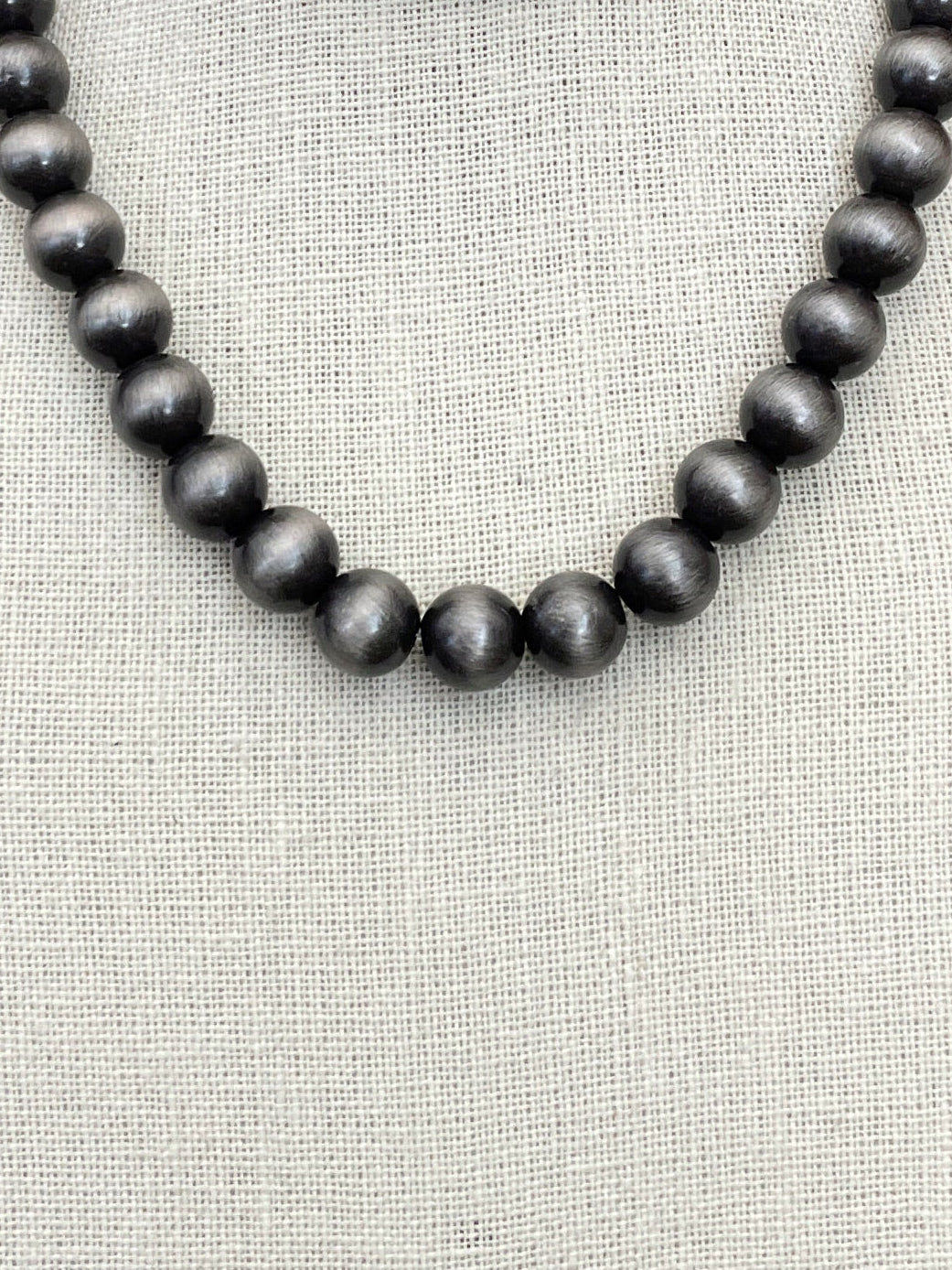 12mm Navajo Style Pearl Necklace