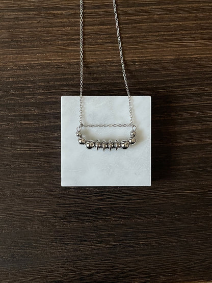 4x4 Classic Western Pearl Bar Necklace 17 inch
