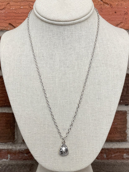Ace of Spades Necklace Set with Spaced Navajo Style Pearls