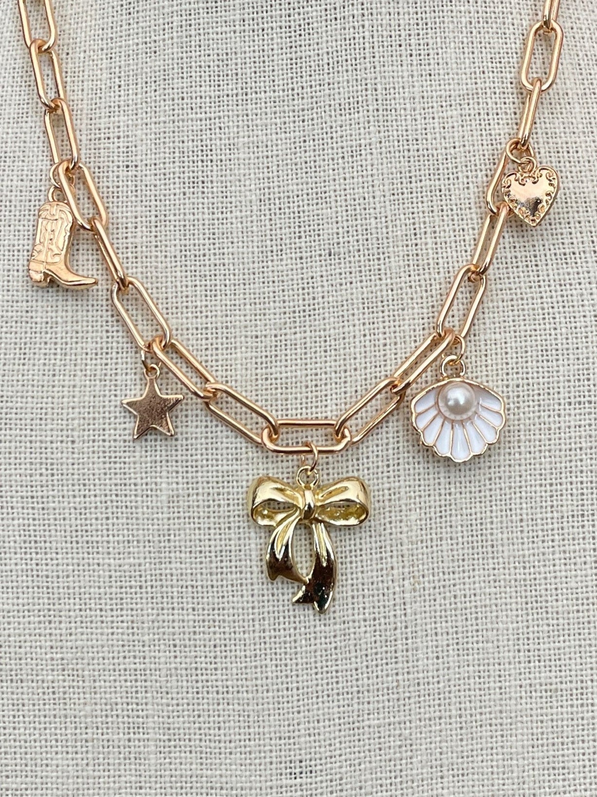 Beachy Cowgirl Charm Necklace