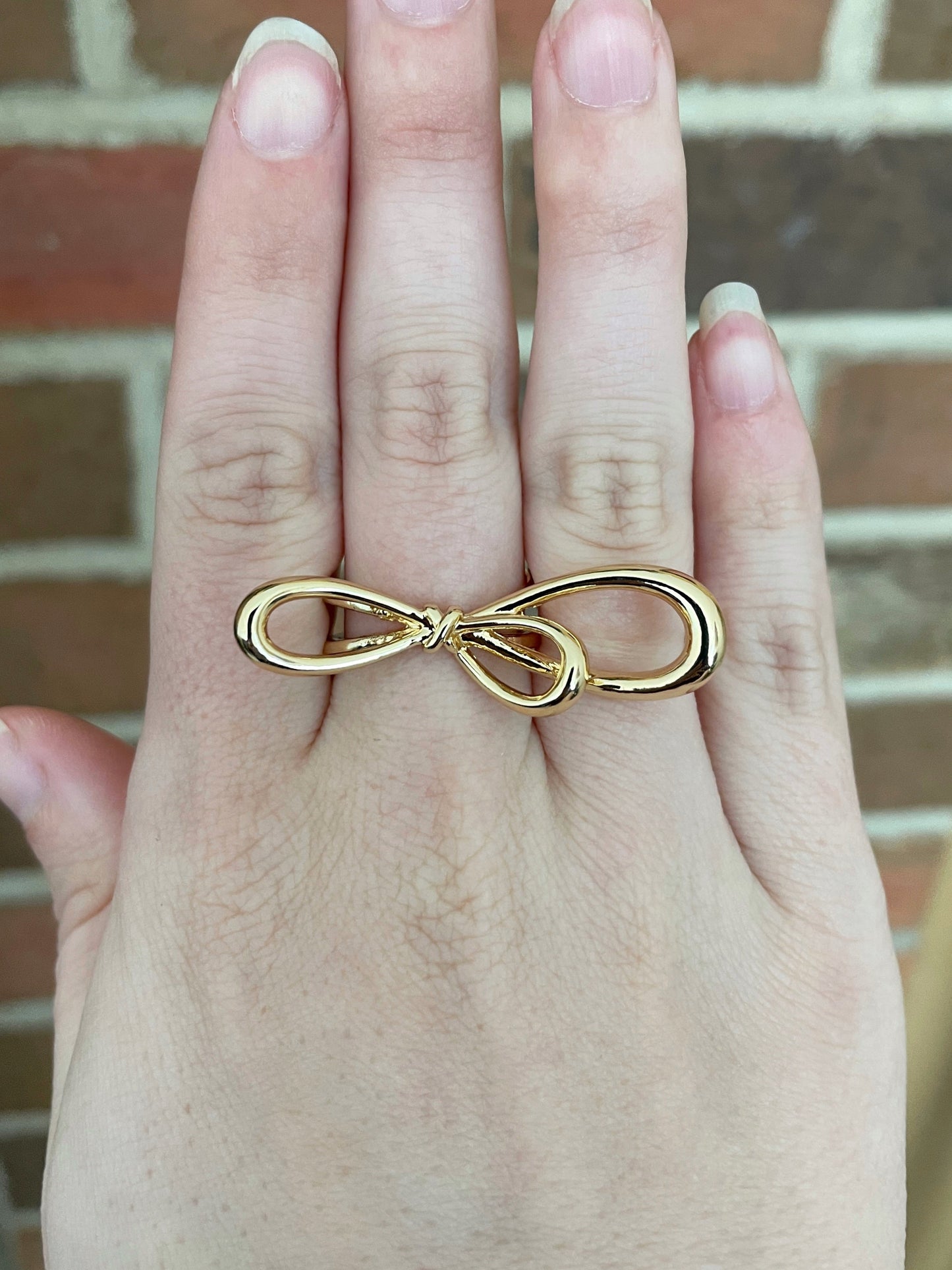 Double Bow Ring - Gold