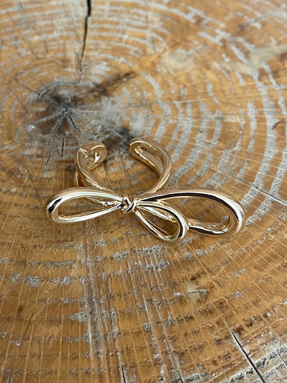 Double Bow Ring - Gold