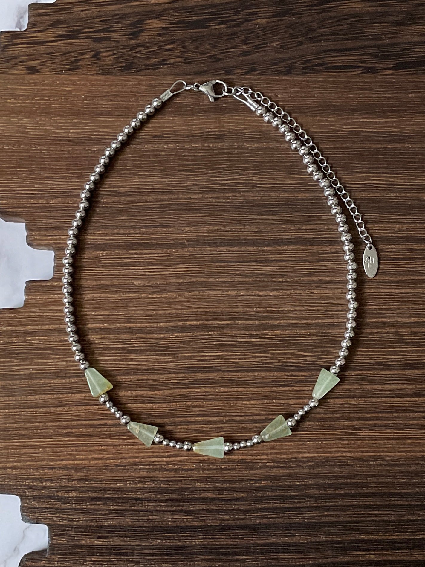 Drifting Arrow Western Pearl Choker Necklace 14 inch