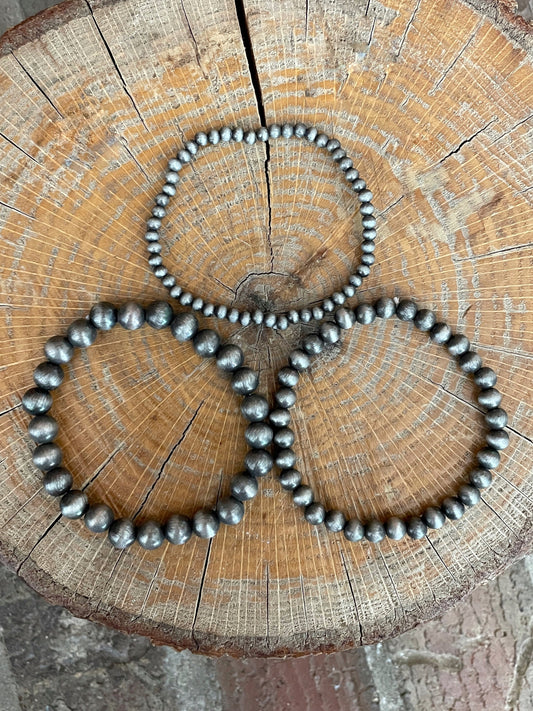 Navajo Style Pearl Bracelet Set