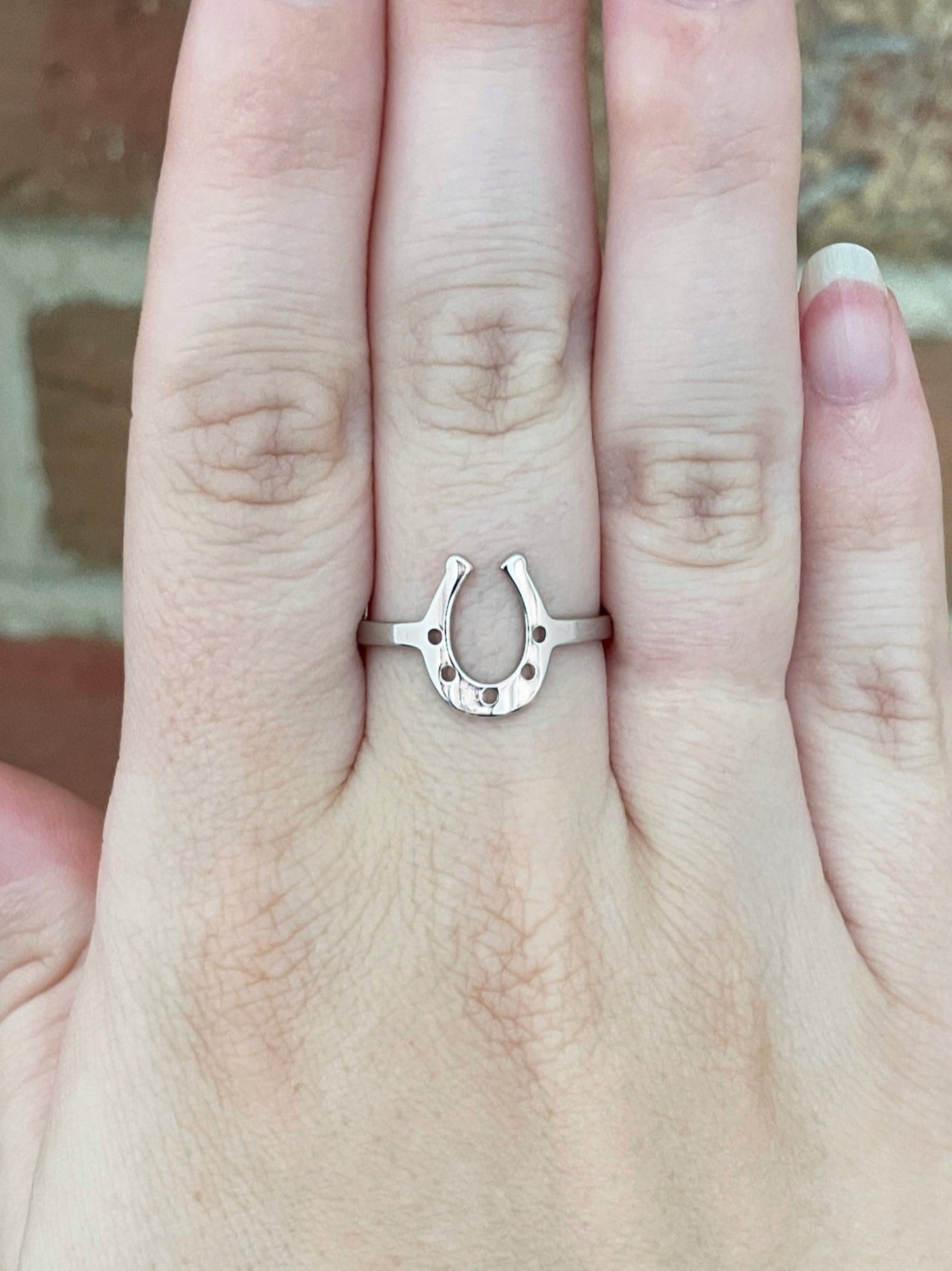 Horseshoe Adjustable Ring