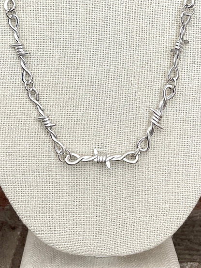 Barbed Wire Necklace