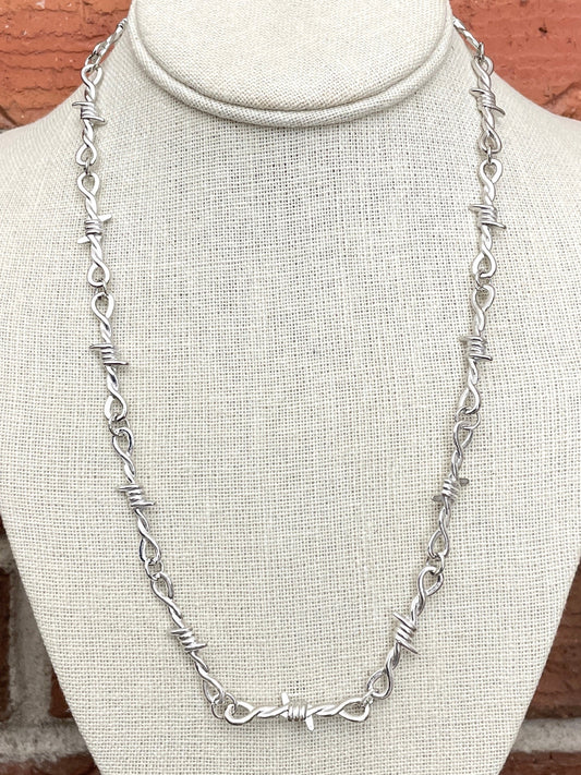 Barbed Wire Necklace