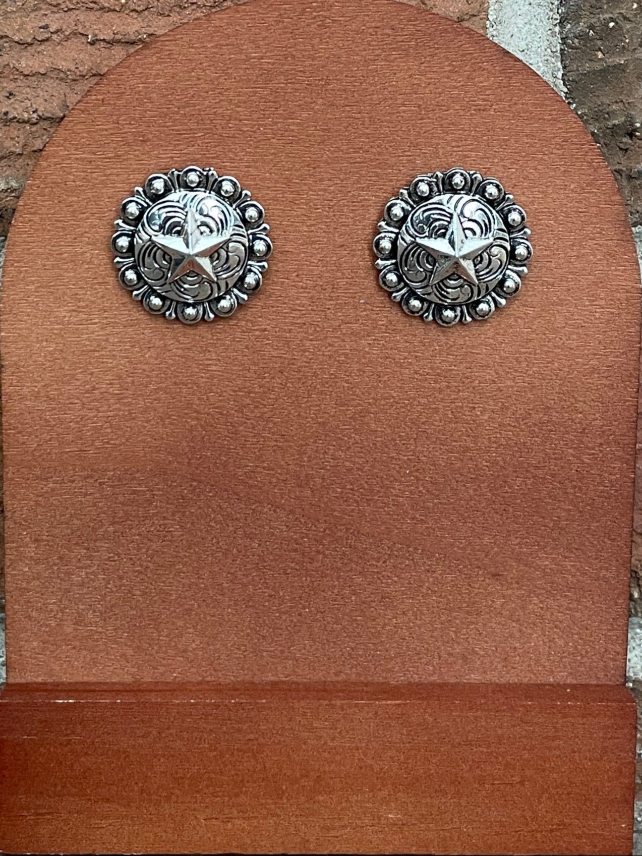 Lone Star Concho Earrings
