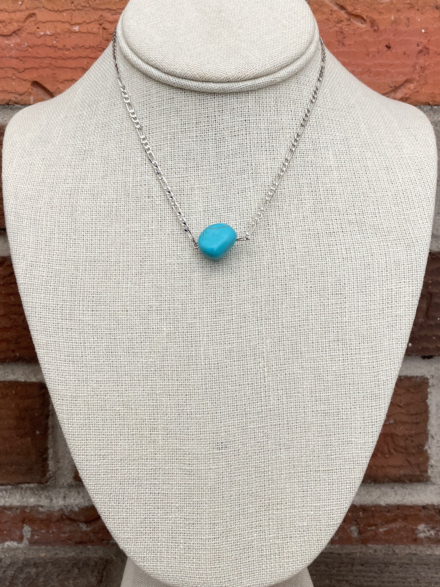 Navajo Style Pearl Western Charm Necklace Set