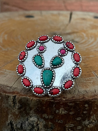 Prickly Pear Cactus Stretch Ring