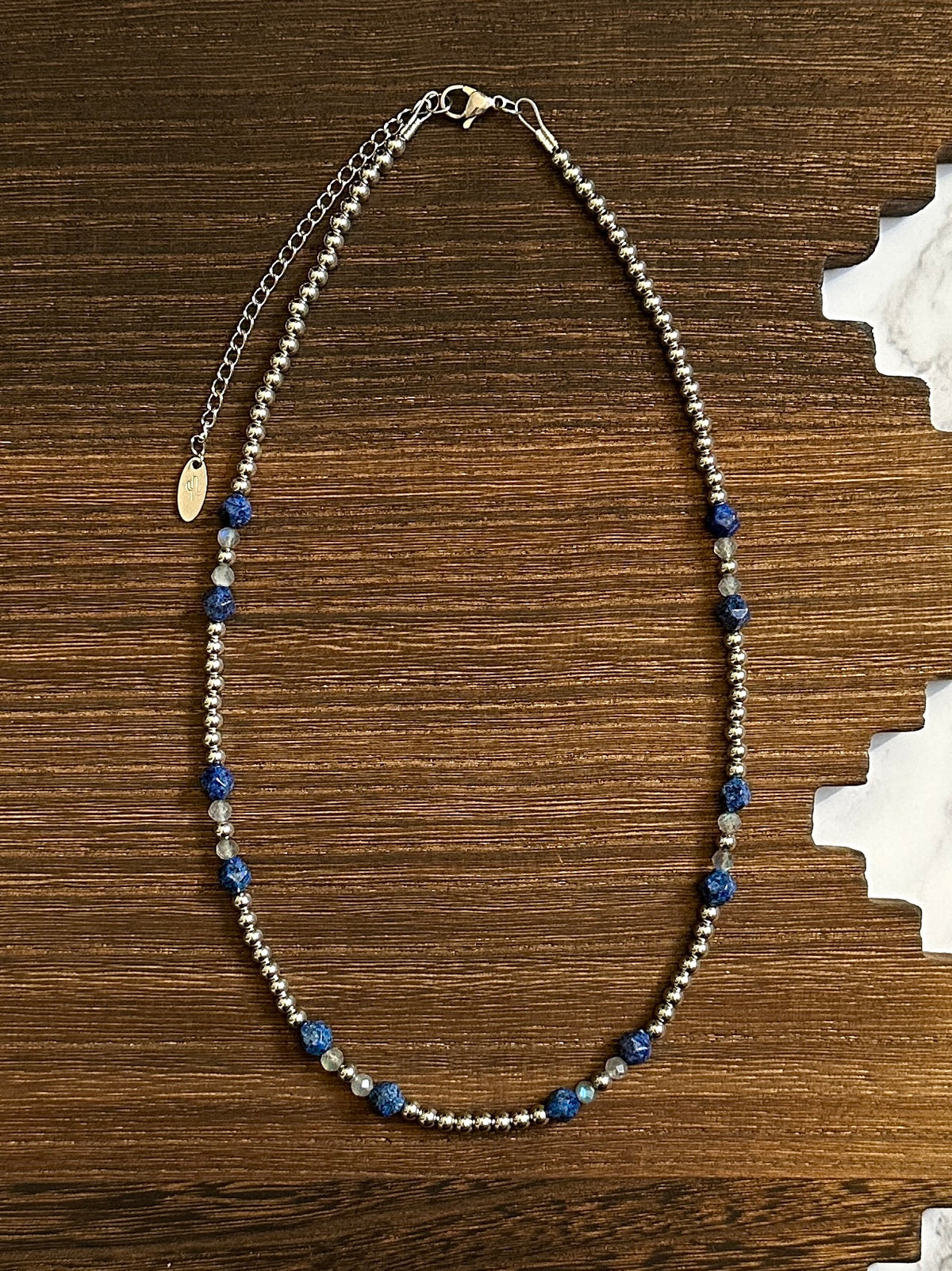 Rio Azul Stainless Steel Western Pearl Necklace 18 inch Red Saguaro Jewelry by Cimarron Red Saguaro Trading Post