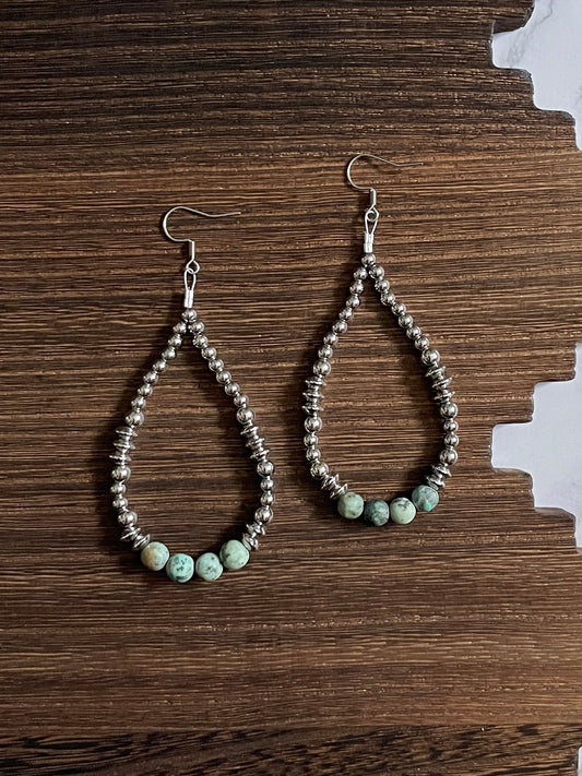 Sagebrush Prairie 6mm Western Pearl Earrings