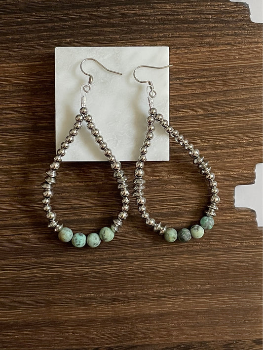 Sagebrush Prairie 6mm Western Pearl Earrings