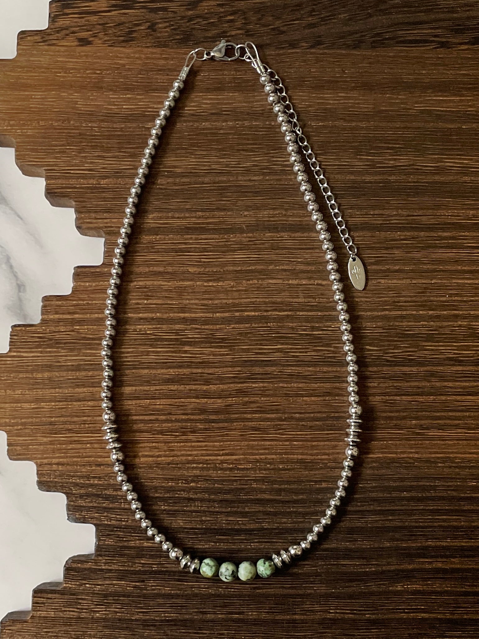 Sagebrush Prairie 6mm Western Pearl Necklace 16 inch