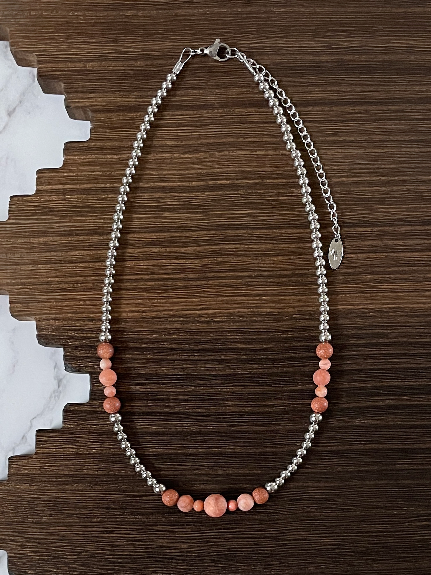 Sedona Sunset Western Pearl Necklace 16 inch