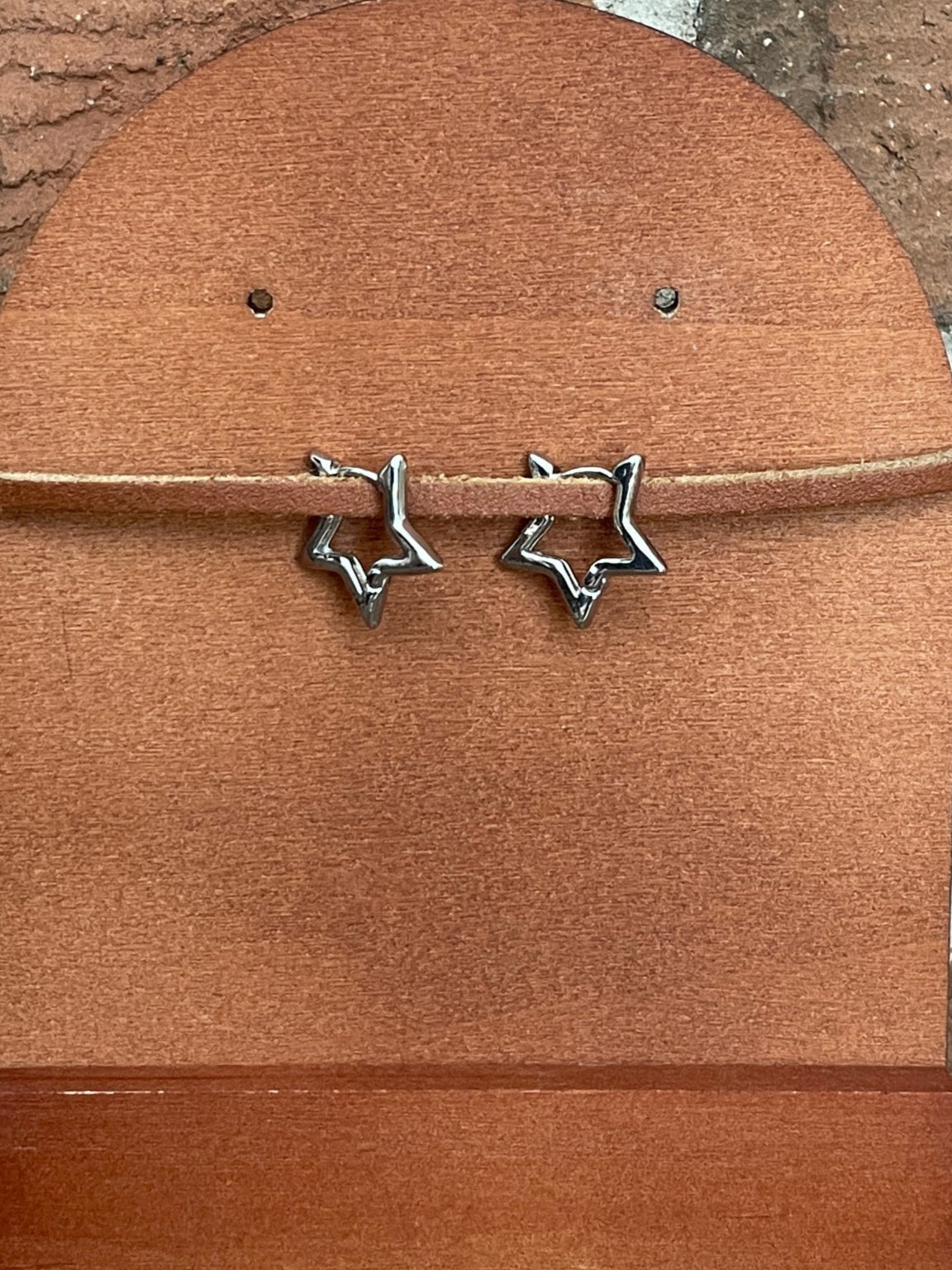 Star Huggie Hoop Earrings