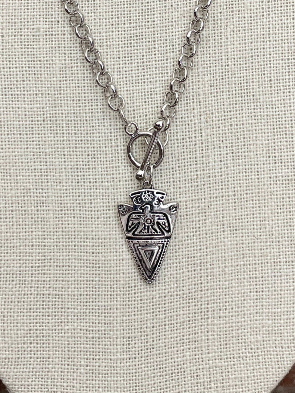 Thunderbird Arrowhead Necklace
