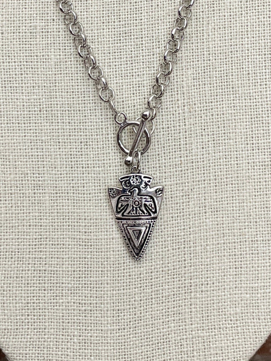 Thunderbird Arrowhead Necklace