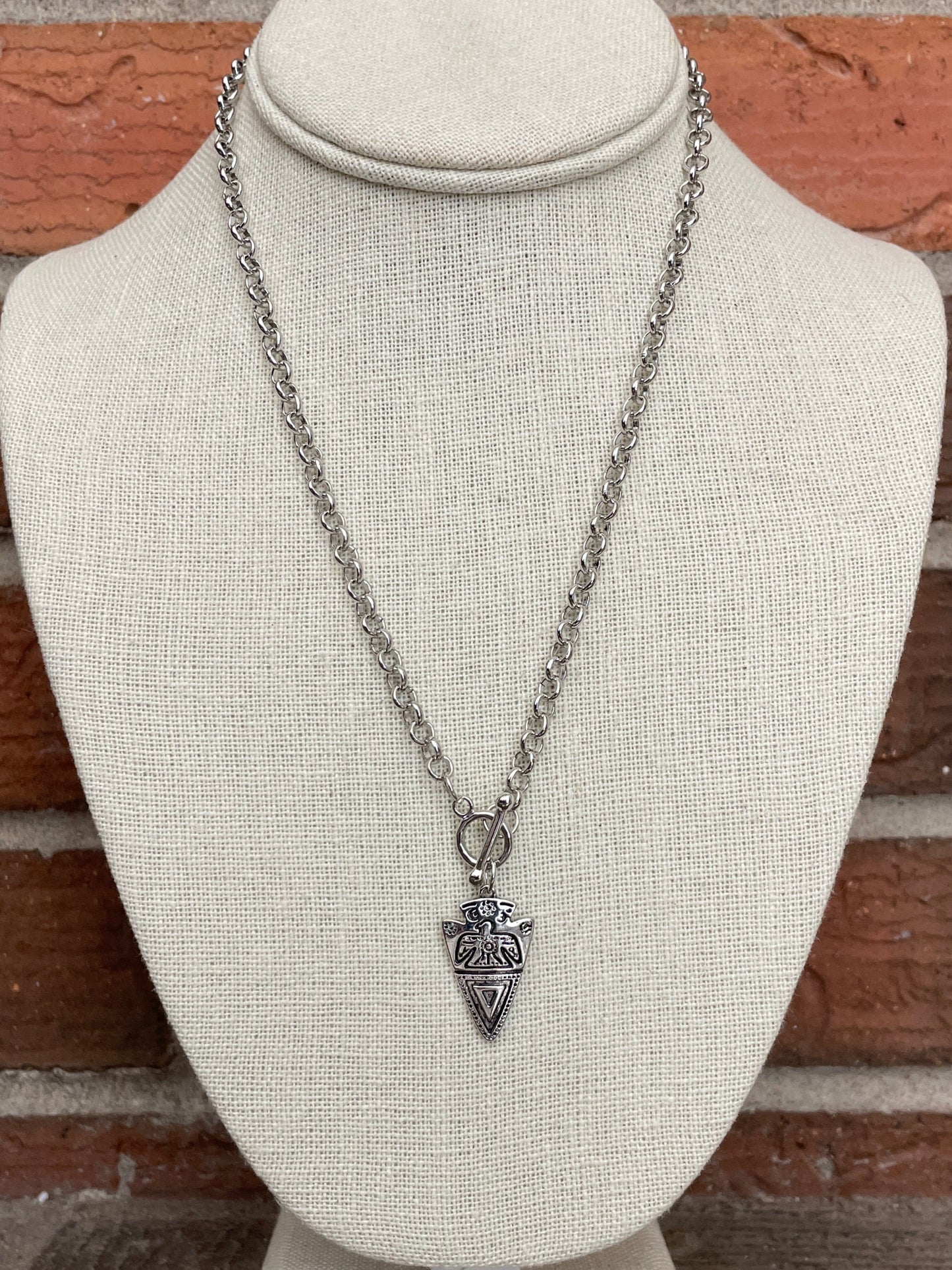 Thunderbird Arrowhead Necklace