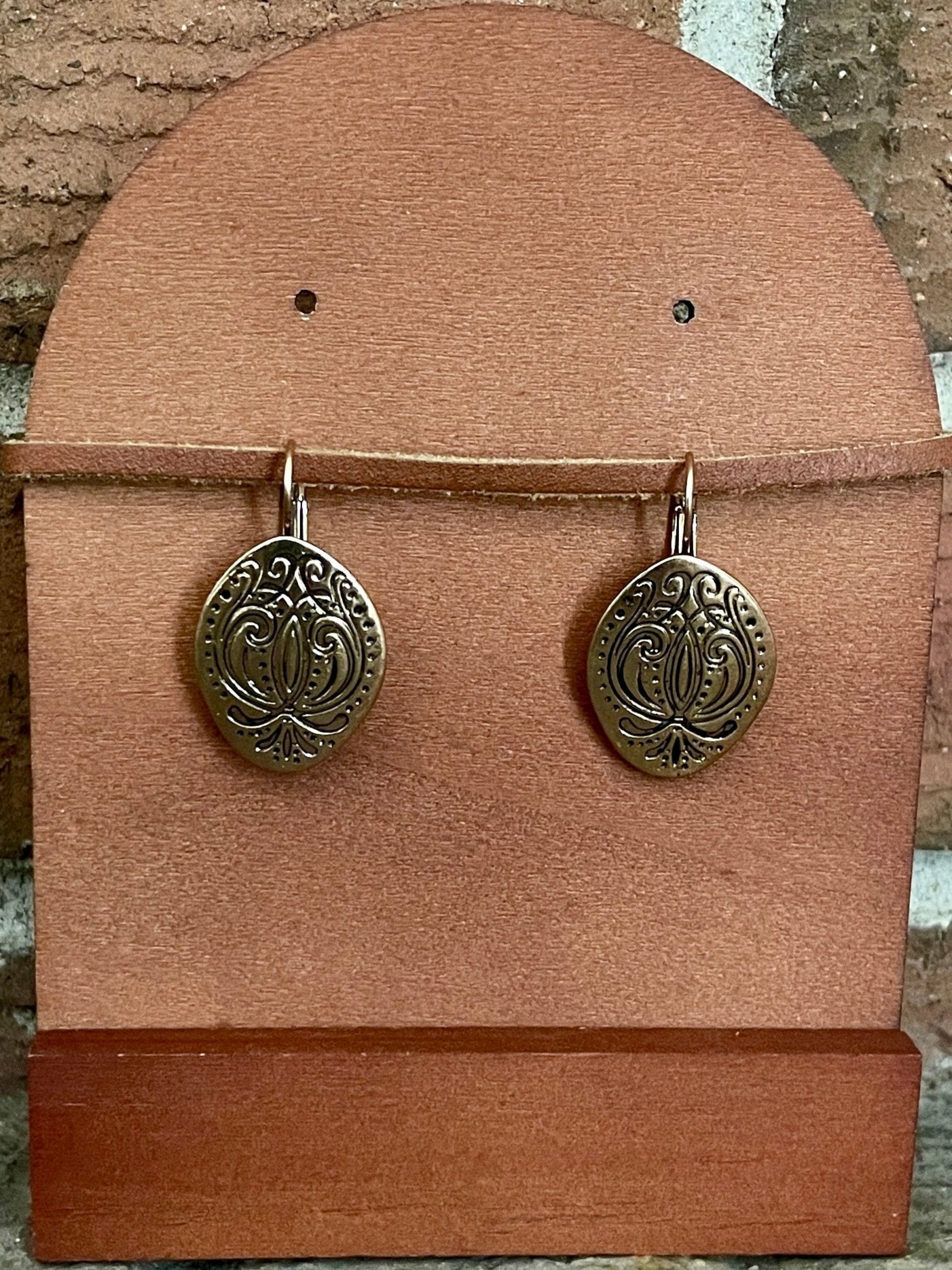 Wild West Filigree Earrings - Gold